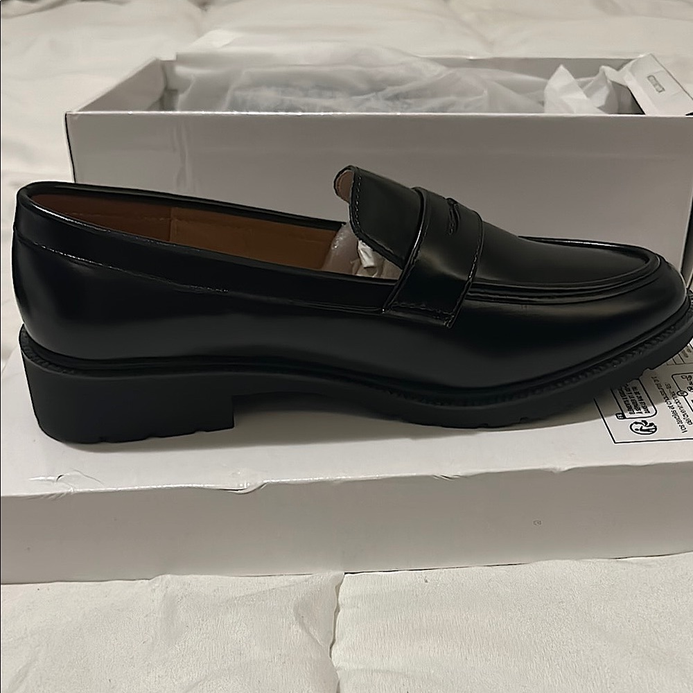 Black Patent Leather Loafers